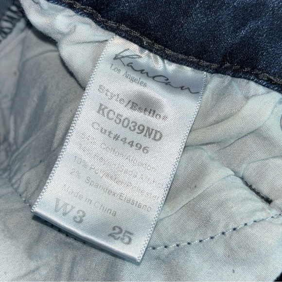 RANCAN High Rise Skinny Dark Wash Stretch Jegging Jeans Junior Size 3 (25 Waist) - Picture 6 of 8